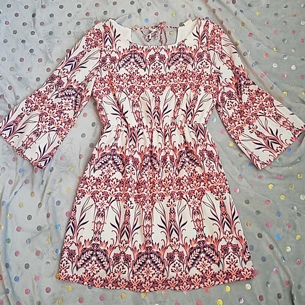 Pink owl apparel dress size large